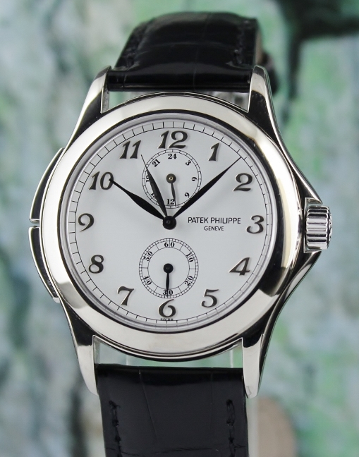 (image for) Patek Philippe 18K White Gold Calatrava Travel Time / 5134G
